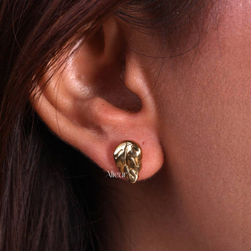 Golden Leaf Earrings