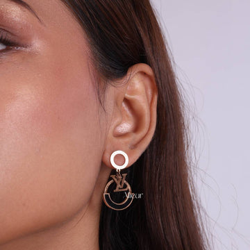 Rounded LV Earrings