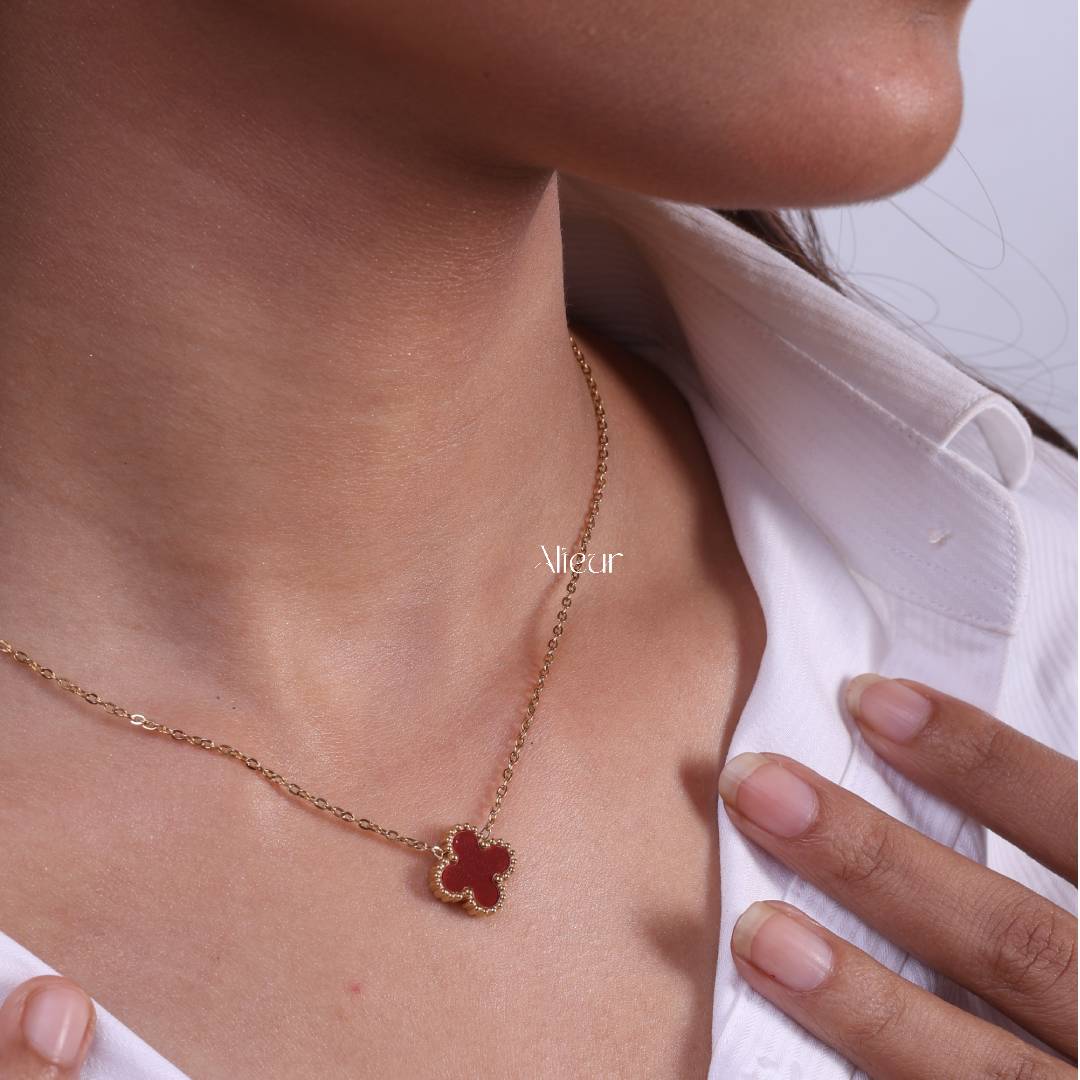 Red Charm Slick Necklace