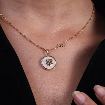 Little Rose Charm Necklace