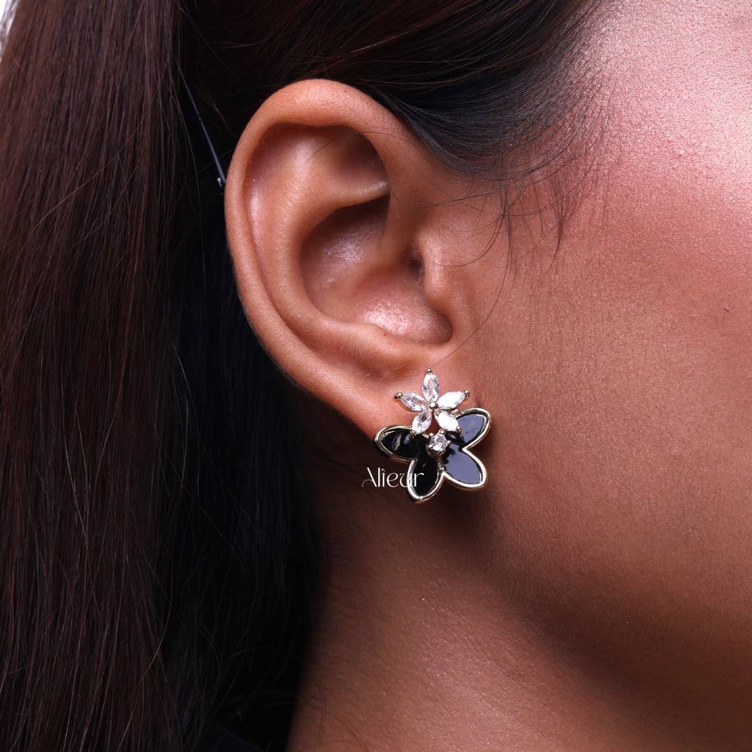 Double Flower Earrings