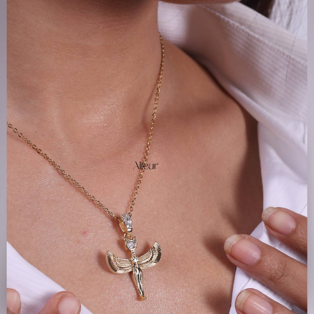 Golden Wings Necklace
