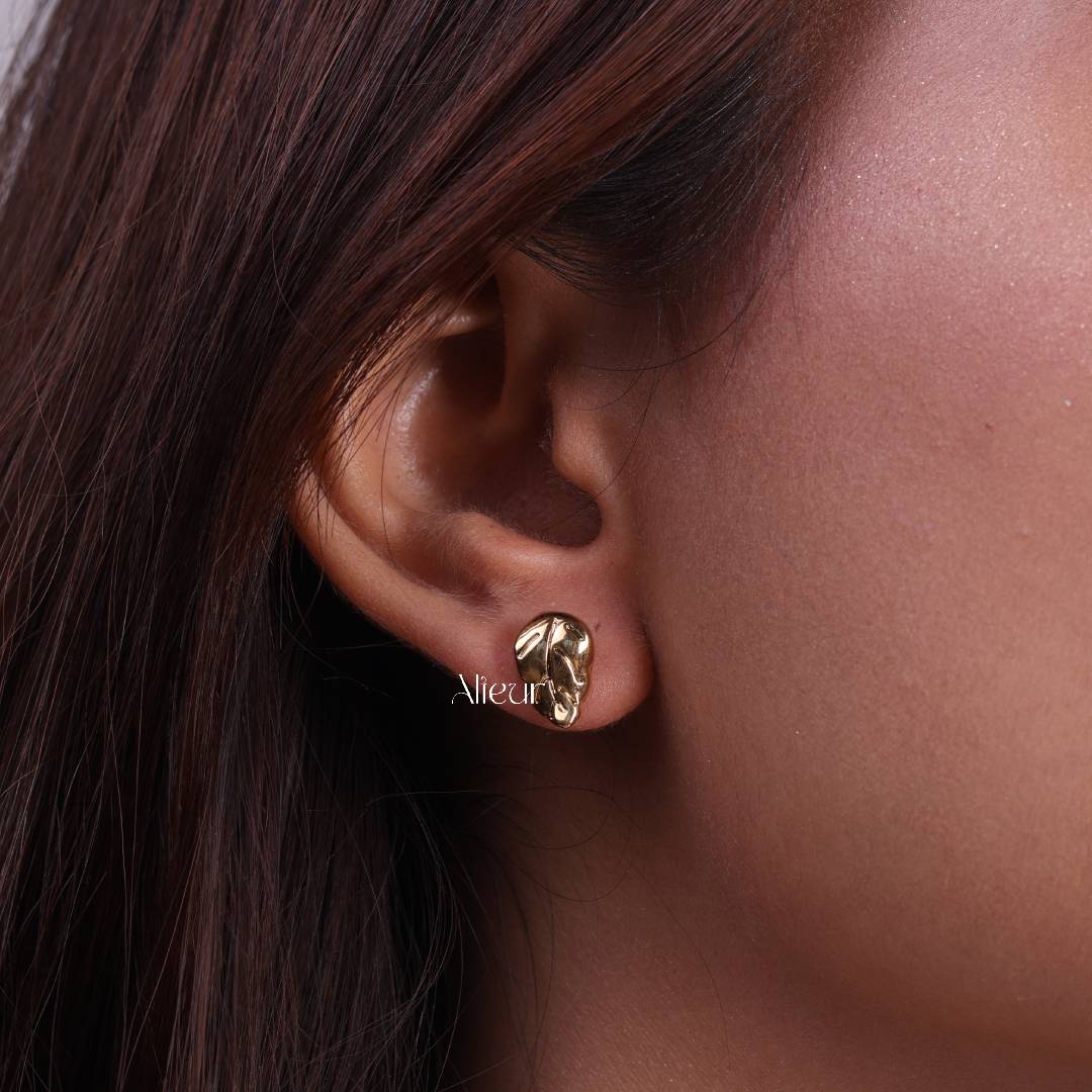 Golden Leaf Earrings