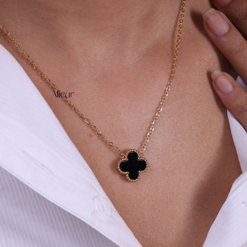 Onyx Charm Necklace